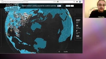 Firefox 4 3D WebGL Demo - GlobeTweeter