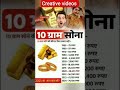 10 ग्राम सोने 🔥की कीमत किस तरह हुई बढ़ती आइए जानते हैं जीएसटी कम होने कितने में मिलता है सोने का भाव