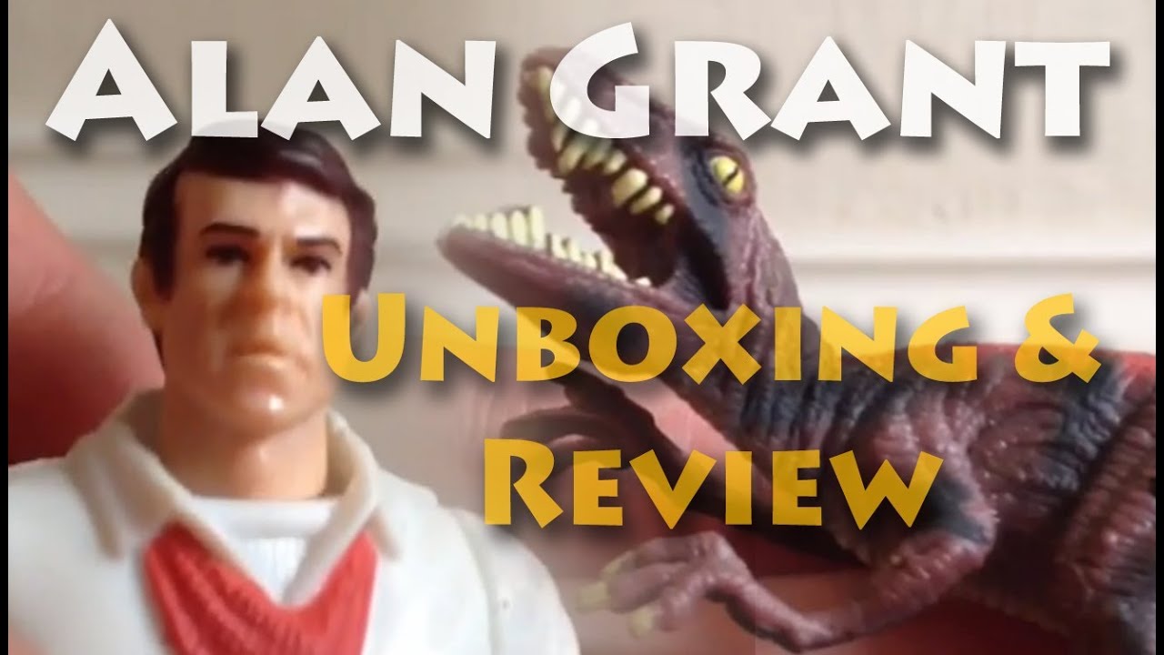 Jurassic Park 3 Toy - Alan Grant with Velociraptor - YouTube