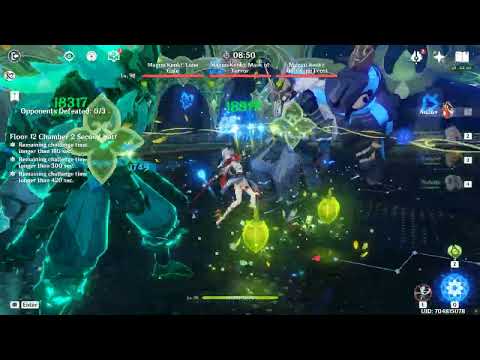 Nilou & Nahida Bloom Team - Triple Maguu Kenki - Spiral Abyss Chamber 12 | Genshin Impact