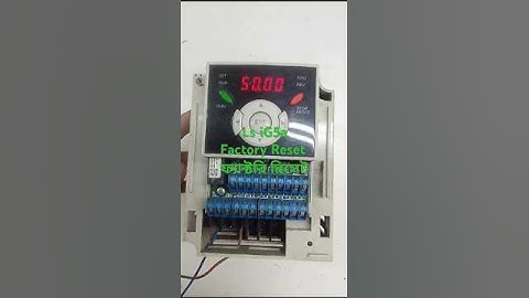 LS iG5a factory reset /initialization #shorts #ls #viralvideo