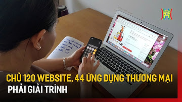 Chủ 120 website, 44 ứng dụng thương mại điện tử phải giải trình | Tin tức