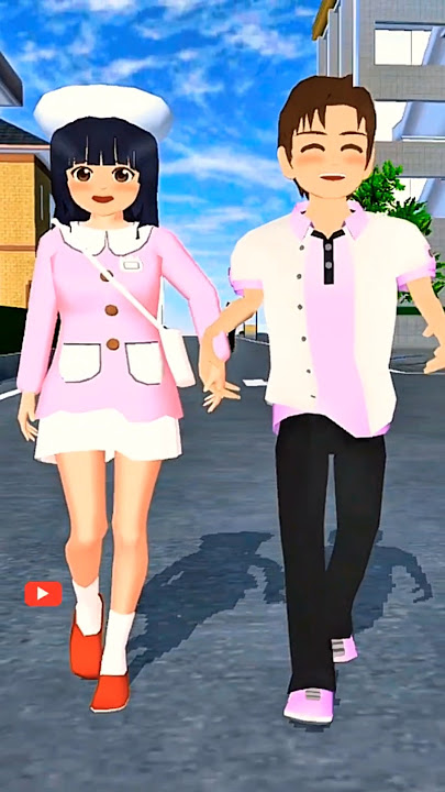MIO PAKAI BAJU KINDERGARTEN PINK PUTIH #sakuraschoolsimulator #sakura #shorts