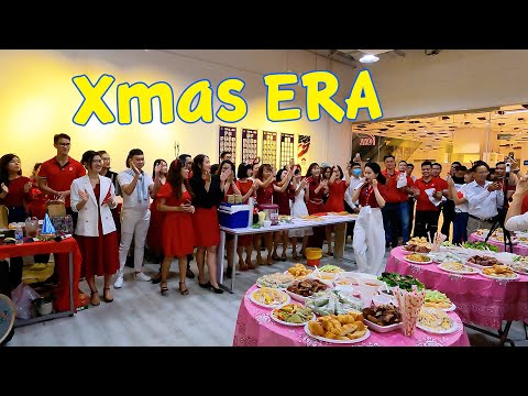 ERA Vietnam mừng Noel 2020 khuấy động cả toà nhà | Team building & birthday party | OneEra