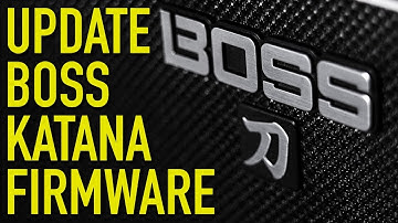 How to update Boss Katana firmware