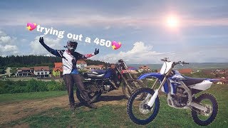 My First Time On A 450 Raw