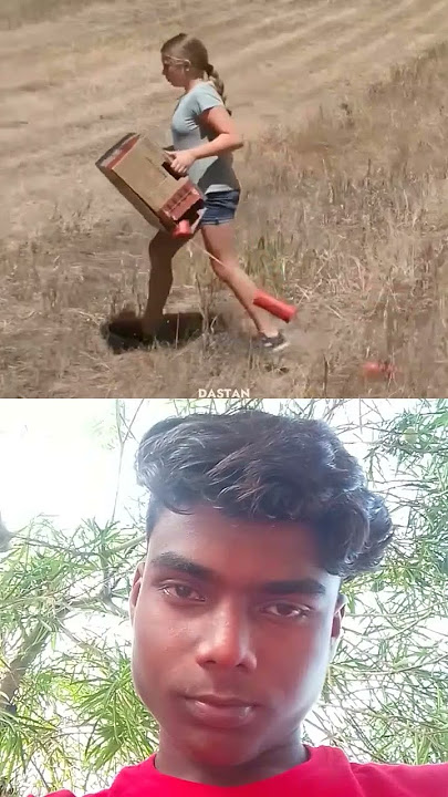Ye ladki khet me daynemait bichha rahi hai🫢🫢🫢