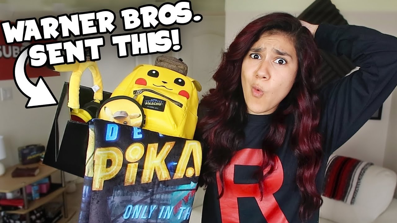 EXCLUSIVE POKEMON DETECTIVE PIKACHU MYSTERY BOX FROM WB! - YouTube