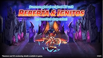【FFBE】Summon Global original NV unit, Reberta & Ignitos【Global】