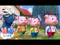 Les Trois Petits Cochons dessin animé 🐺 HeyKids - Histoires pour enfants