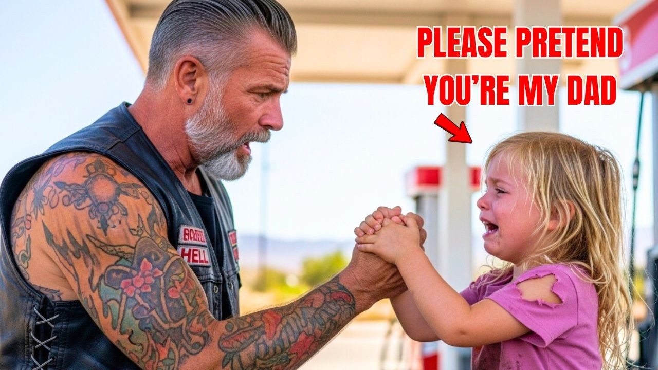 “Please Pretend You’re My Dad,” A 5 year Old Whispered—The Hells Angel’s Reaction Changed Everything