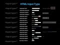 🎯 HTML Input Types — All in One!💻 Perfect for beginners 🚀 #Frontend #WebDevelopment #Coding