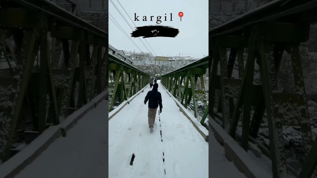 kargil beautiful winter view.... ❣️ || 