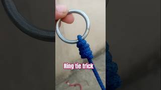 Amazing Ring Tie Trick | Easy & Magical Knot Tutorial