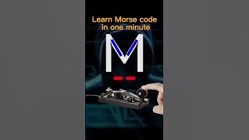 Learn 🔴 MORSE CODE ➖ in one minute