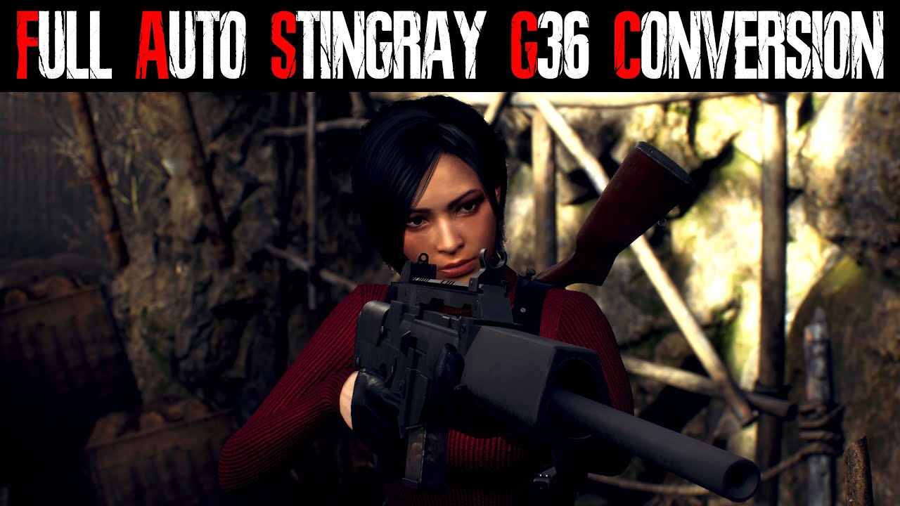 Resident Evil 4 Remake Full Auto Stingray G36 Conversion