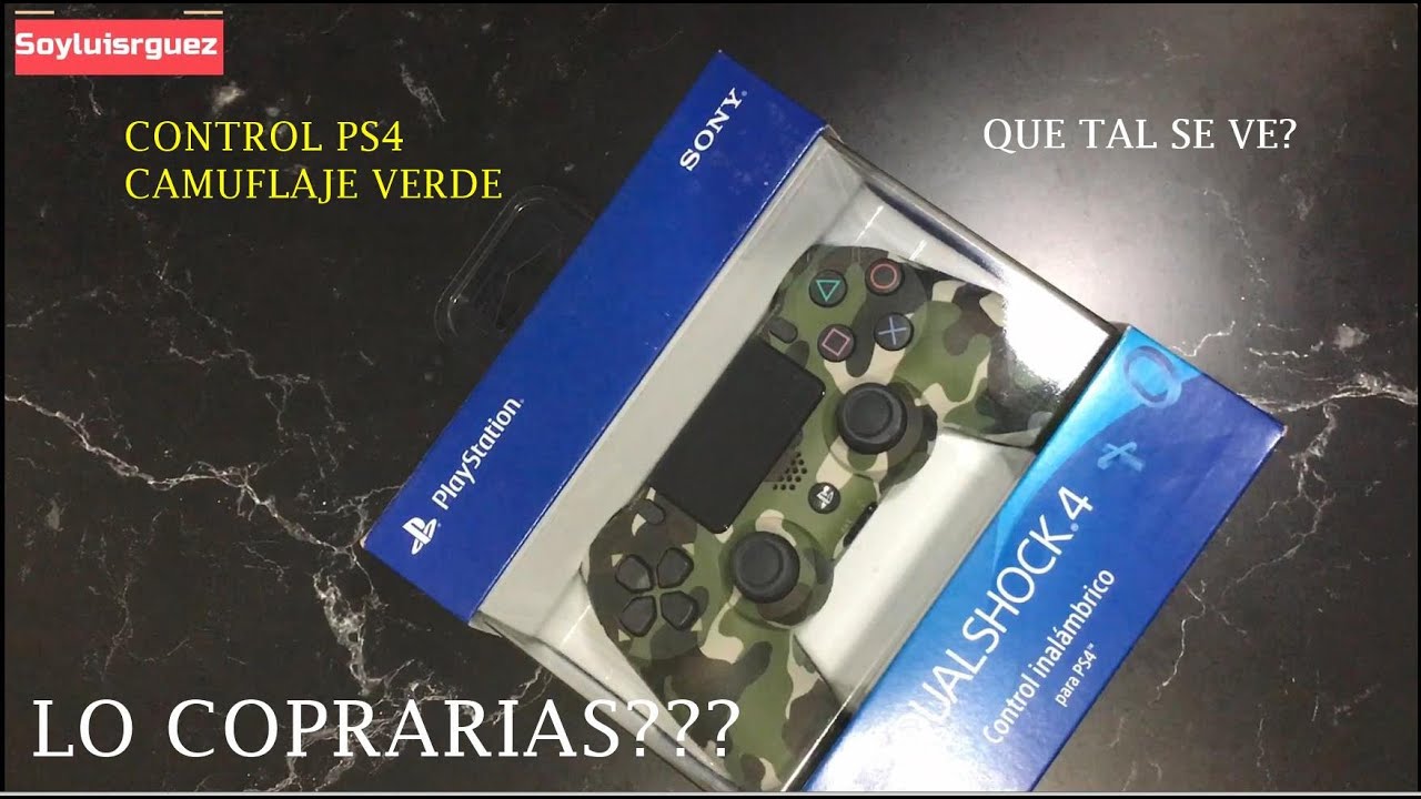 Control Inalámbrico PlayStation 4 DualShock 4 Camuflaje Verde