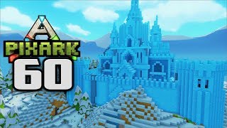 ICE CASTLE RUINS LOOTING! - Let's Play PixARK Gameplay Part 60 (PixARK Pooping Evolved)