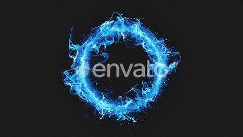 Portal - Blue Ring of Particles 01 | Motion Graphics - Envato elements