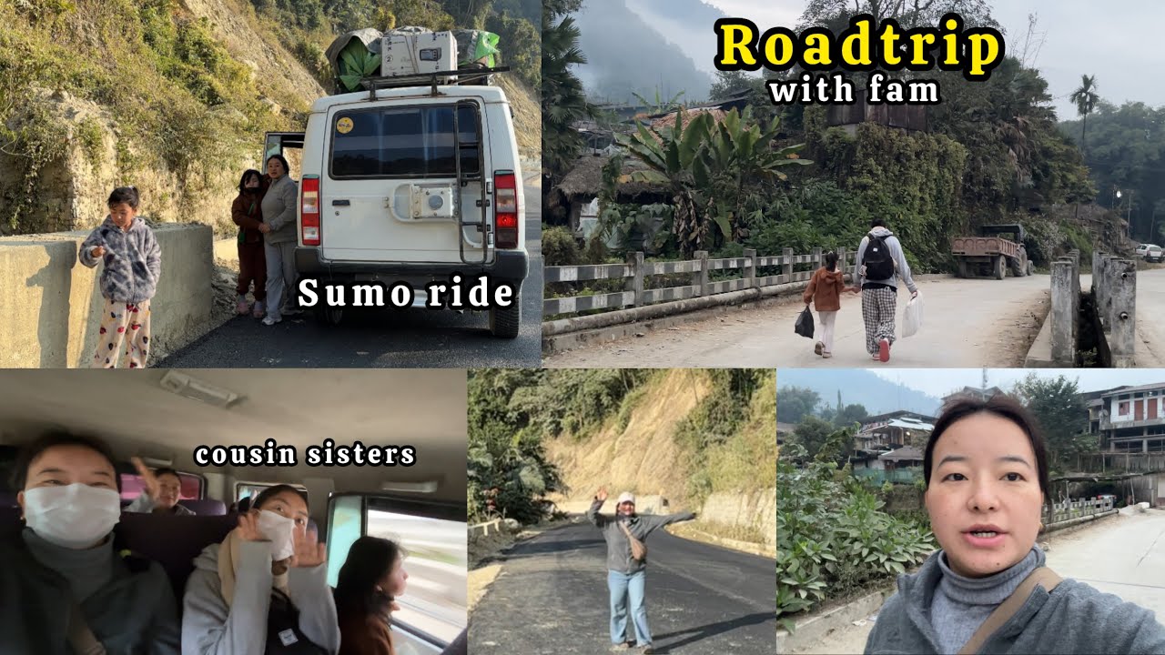 Chalo ghar chale 🏠 | roadtrip with sisters | Pema Lotus | Arunachal Pradesh 