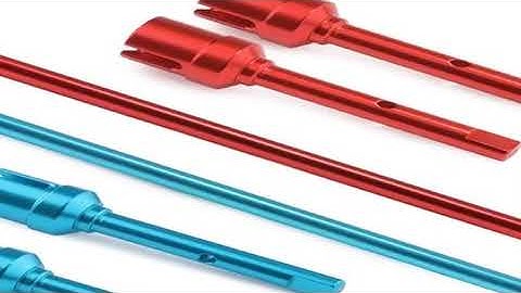 Shaluoman Tamiya TT02 Metal Upgrade Parts Central Drive Shaft and Propeller Joint Set For 1/10 RC to