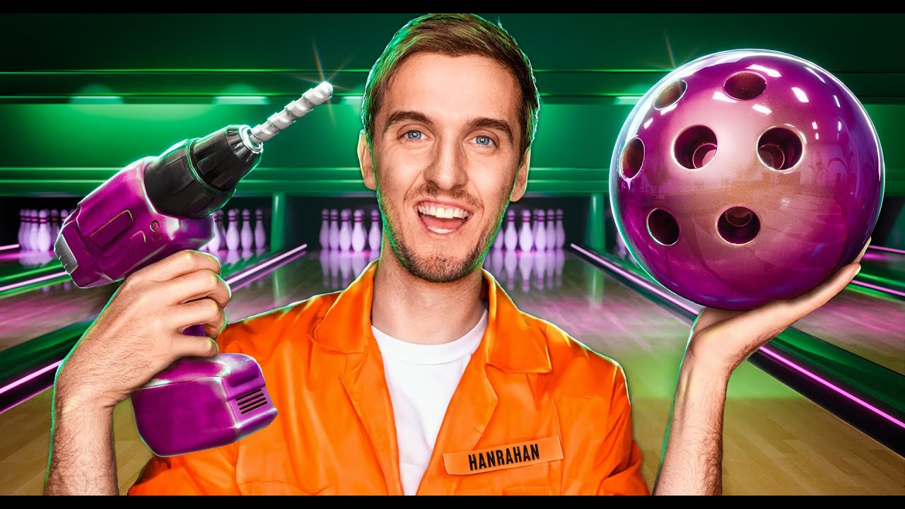 CRAZY Drilled Bowling Ball!!