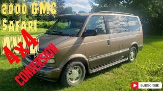 2000 GMC Safari AWD to 4x4 Conversion Kit from JourneysOffRoad Unboxing and Installing