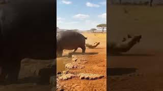 When Hippo Poop Strikes Hyena Gets Unexpectedly Kod