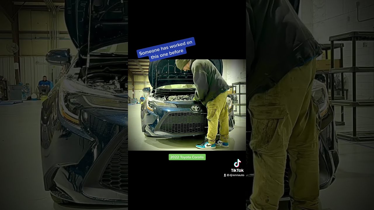 2022 Toyota Corolla Bumper Removal