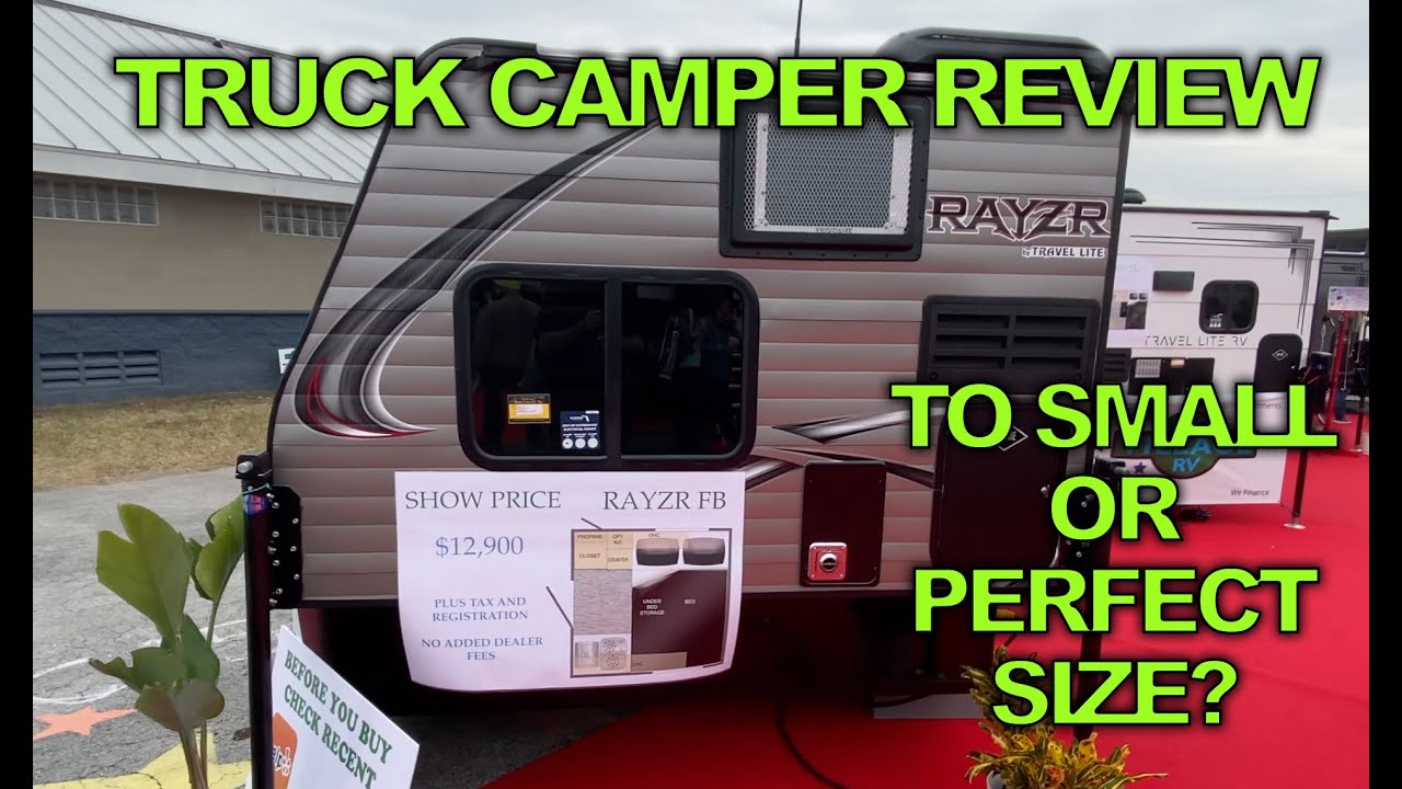 Travel Lite Review 2021 Truck Campers and Mini Travel Trailers YouTube