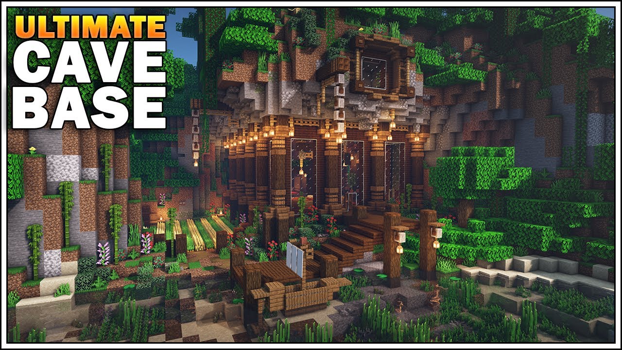 Minecraft Timelapse: The Ultimate Cave Base [How to Build] - YouTube