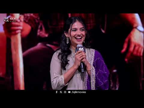Mamitha Baiju Speech | Kara Telugu Pre Release Event | Dhanush | iQlik Movies