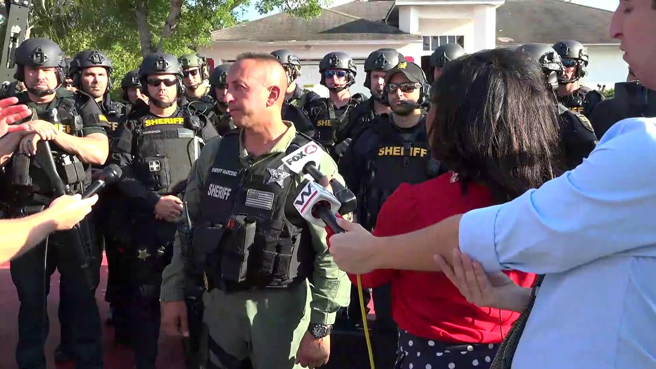 LIVE: Sheriff Carmine Marceno Announces Update on Scene of Barricaded Suspect