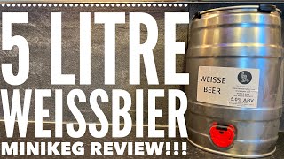 Who Needs A Beer Machine When You Have This!! Lords Brewing Co Weissbier 5 Litre Mini Keg Review