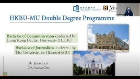 Double Degree Programme Briefing (2021) - HKBU and University of Missouri