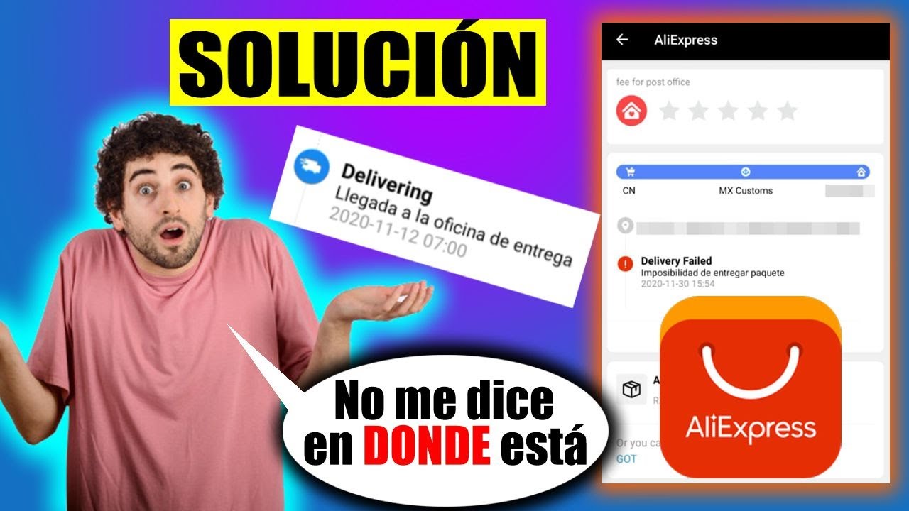 ¿Dónde está mi PAQUETE de AliExpress?