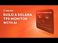 Build A Solana TPS Monitor With Cursor AI Code Editor • Solana Development Tutorials
