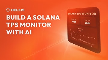 Build A Solana TPS Monitor With Cursor AI Code Editor • Solana Development Tutorials