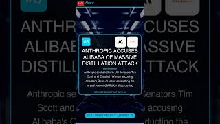 Anthropic Accuses Alibaba of Massive Distillation Attack #Shorts