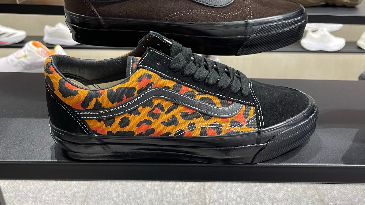VANS★PREMIUM OLD SKOOL★レオパード柄★LEOPARD BLACK/BLACK Vans Premium Old Skool (Leopard Black/ Black) - VN000D56BKA