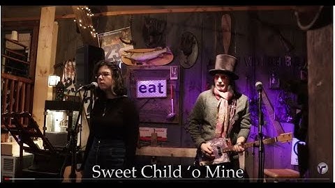 Sweet Child ‘o Mine Guns and Roses on 3 string Cigar Box Guitar live
