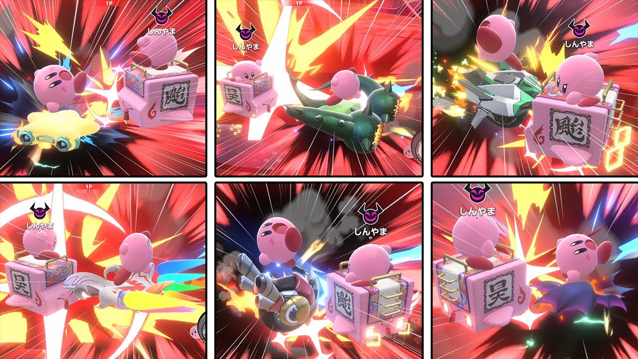 カービィのエアライダー【Switch2】全マシン破壊 断末魔 ボイス集 (隠しマシン含む) まとめ ニンテンドースイッチ2