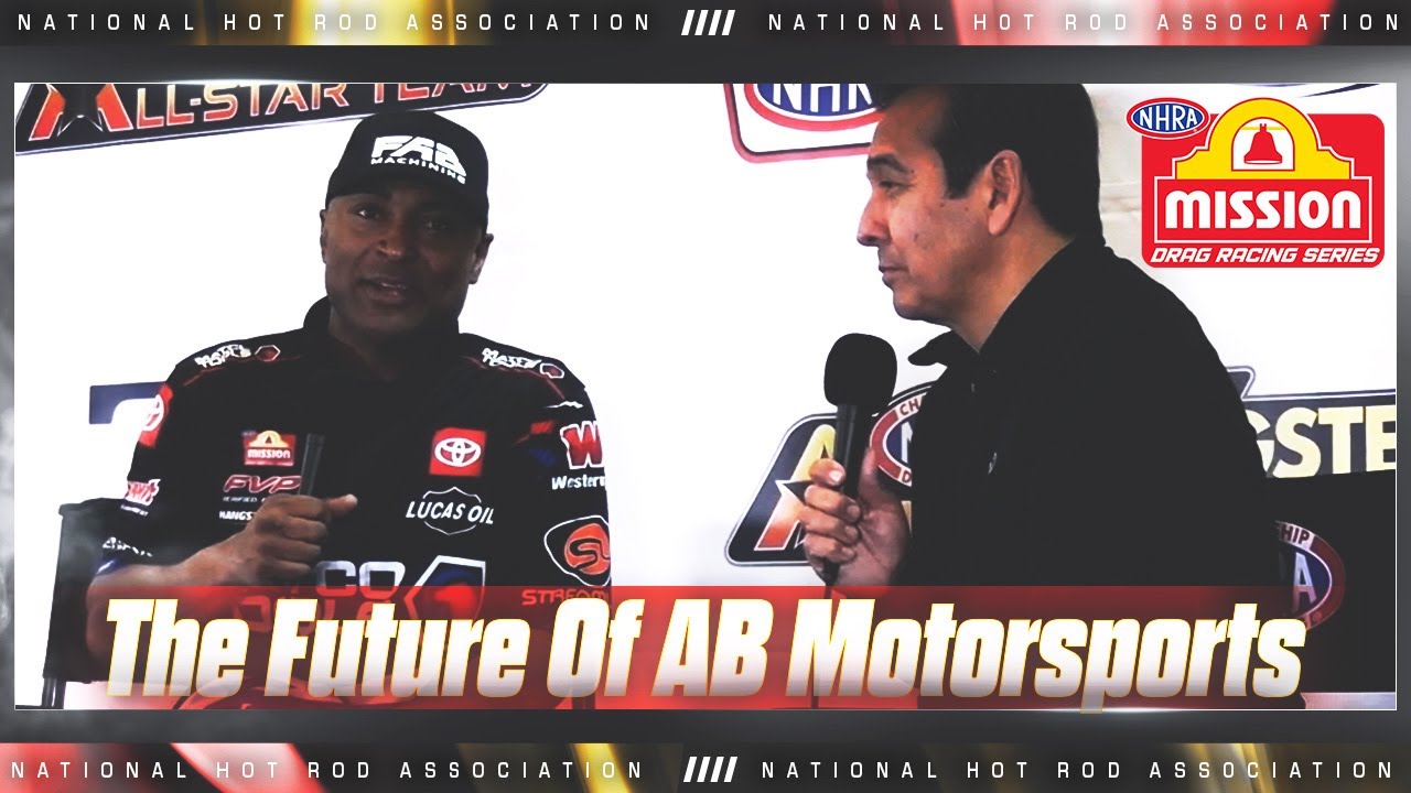 Антрон Браун обсуждает будущее AB Motorsports на сцене NHRA PRI.