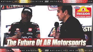 Antron Brown discusses the future of AB Motorsports at the NHRA PRI Stage Profile