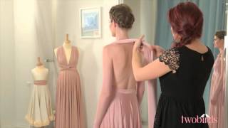 Knotted Tank - Twobirds - How to Tie Convertible Bridesmaids Dresses