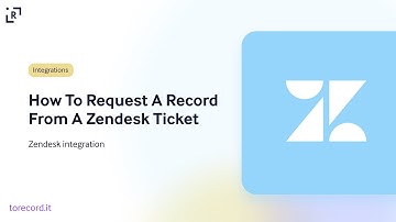 How to request a record from a Zendesk ticket