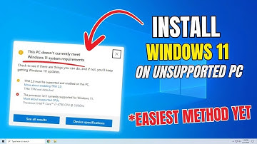 Met deze EENVOUDIGE truc kunt u Windows 11 installeren op NIET-ONDERSTEUNDE computers
