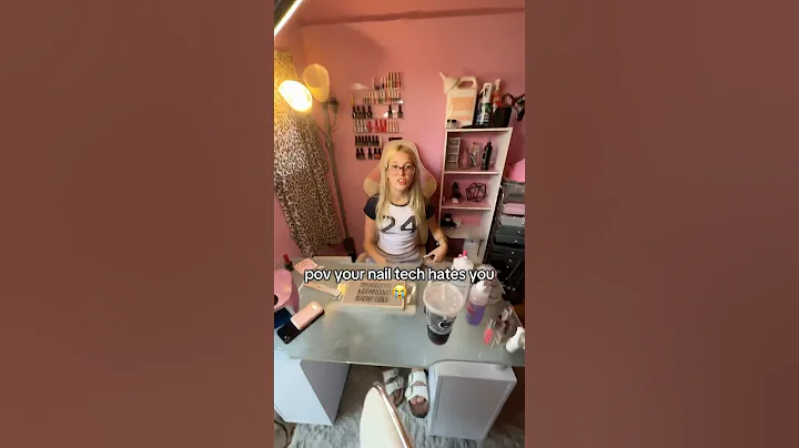 pov your nail tech hates you😭 #nails #nailtech #nailskit #funny #friend #shorts