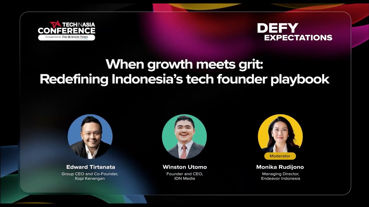 TIACON 25 Main Stage - When growth meets grit: Redefining Indonesia’s tech  founder playbook