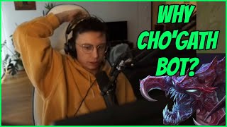 Caedrel Explains Why Cho'Gath Bot Lane Is Being Played